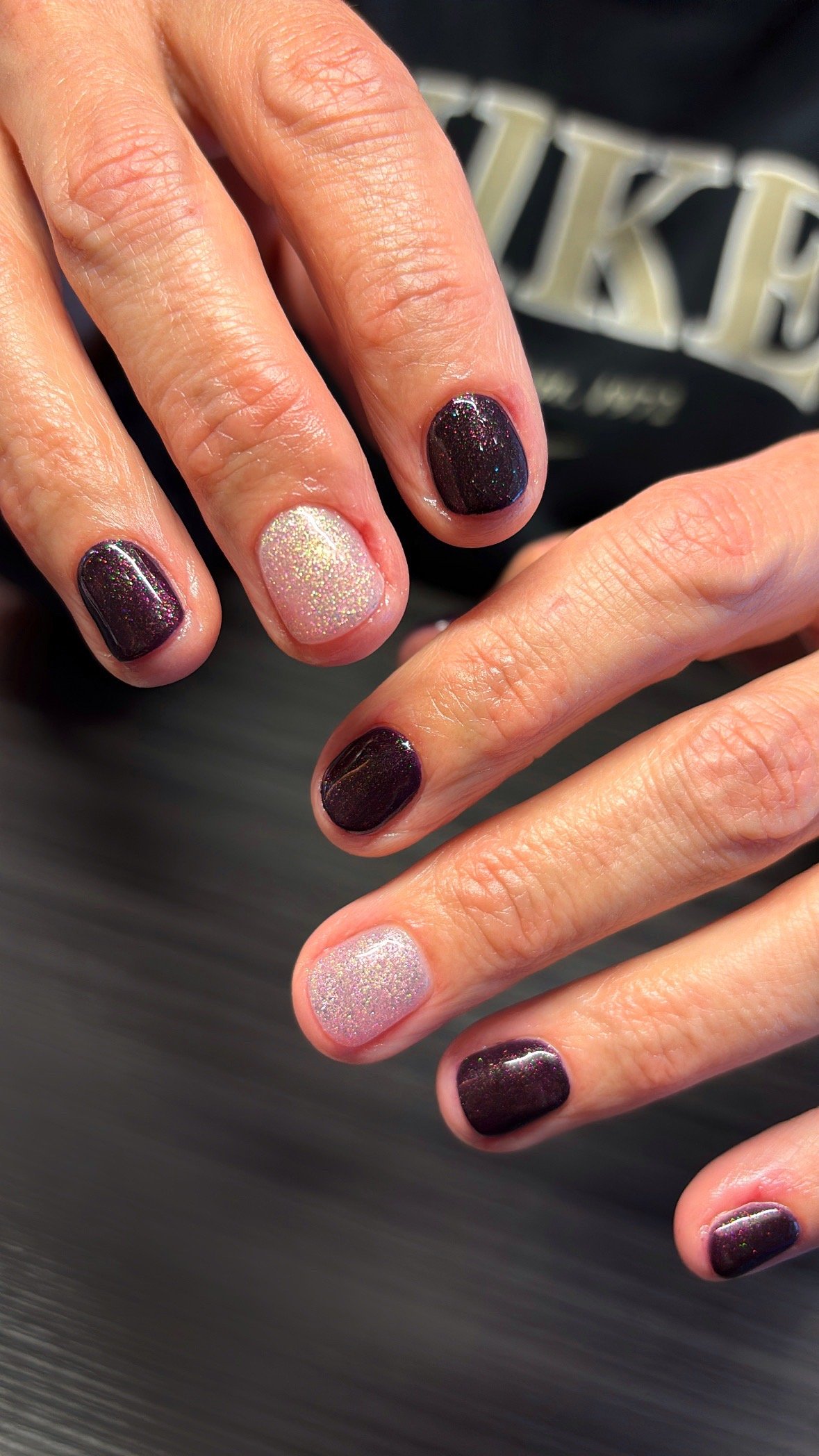 Manucure Indigo Nails trio Chanela, Violetta et Cabrioletta — palette violette graphique